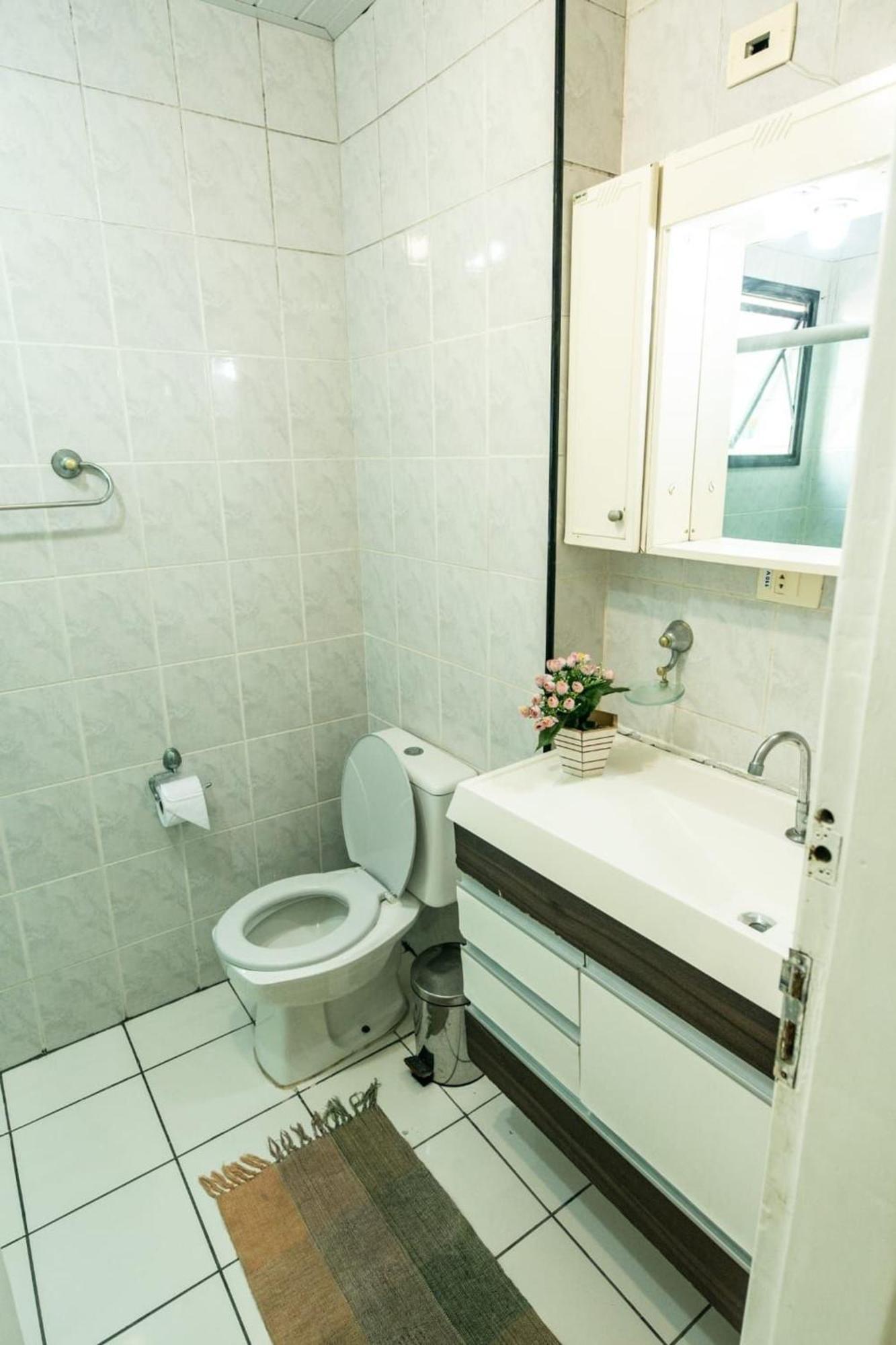 Beachfront Tupi: Ocean View with High-Speed Wi-Fi & Free Parking Praia Grande  Exterior photo